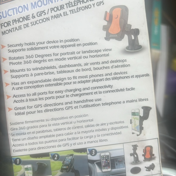 ArmorAll suction mount support for cell phone - Picture 2 of 3